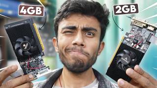 I Bought Cheapest 2GB amp 4GB Graphic card From Amazon🔥Gaming Test Worth Buying [upl. by Atolrac]