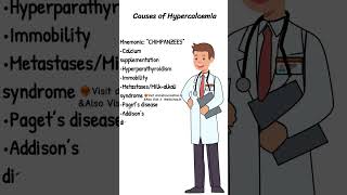 Causes of Hypercalcemia mnemonic MEDICINOZ [upl. by Arahsak]