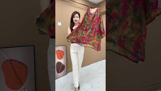 Girls Banarasi version l suit with white jeans fashiontrands trendingfashion [upl. by Leakcim]