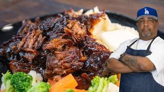 Tender SlowCooked BBQ Pot Roast [upl. by Yk]