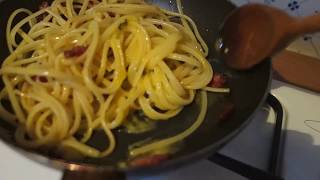 How to cook Carbonara Pasta Italian recipe [upl. by Osnohpla383]