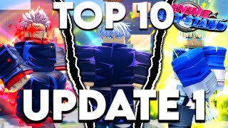 Top 10 Must Have Units In Anime Last Stand Update 1 [upl. by Ylloj]