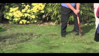 Autumn lawn care talk October 2014 by our expert Alan Goold [upl. by Arobed]