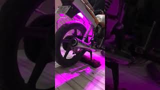 passion bike modification 💥 lights 🥵youtubeshort shorts viralshort support viral modified [upl. by Parnas]