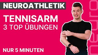 Neuroathletik  3 Top Übungen bei Tennisarm  ARTZT neuro [upl. by Annawek247]