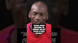 quotMichael Jordan Overcoming the Punishing Bad Boy Pistons to Reach Greatnessquot shorts [upl. by Nahtam]