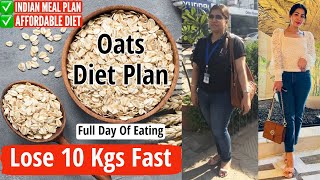 Oats Diet Plan To Lose Weight Fast For Winters In Hindi  Quick Weight Loss With Oats  Fat to Fab [upl. by Alleyn8]