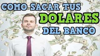 🔥👉3 Formas de RETIRAR DOLARES del BANCO comprados por HOME BANKING [upl. by Nogem24]