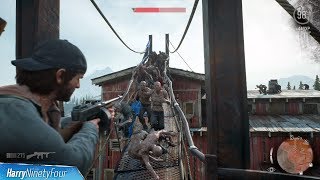 Days Gone  Saw Mill Horde Walkthrough Biggest Horde Battle [upl. by Annahavas]