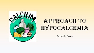 Approach to hypocalcemia  causes symptoms signs management [upl. by Sylera]