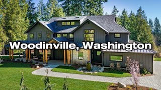 4500000 Woodinville Washington Luxury Modern Farmhouse Tour Woodinville Homes Seattle Real Estate [upl. by Scharf]