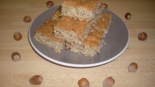 Comment faire des pavés aux noisettes Recette de gâteau facile [upl. by Icnarf]