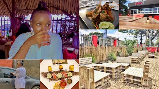 RESTAURANT TOUR REVIEWS  TCHO’S SPACE Douala Cameroon VLOG [upl. by Isidoro]