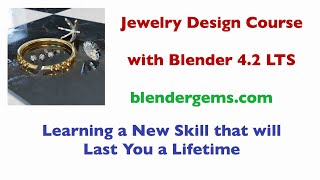 Learn to make Jewelry with Blender 42 Introduction [upl. by Talia]