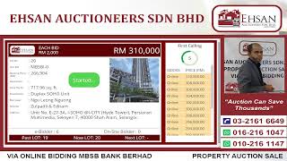 PROPERTY AUCTION SALE VIA ONLINE BIDDING MBSB BANK BERHAD [upl. by Yajet]