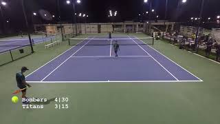 40 div  Baseline Bombers vs Nissan Titans 09172024  Guam tennis [upl. by Ereveniug]