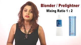 Color Theory Part5 How To Use Blonder  Stages Of BlonderBy Sam Maam Tutorial In Hindi [upl. by Norahs]