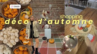 🍂 ACHATS DÉCO DAUTOMNE au Canada 🍂 ⎸ Journée shopping  Haul 2024 🧡 [upl. by Aikenahs]