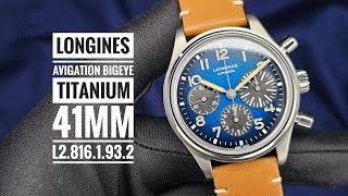 Longines Avigation Bigeye Titanium 41mm L28161932 [upl. by Monte]