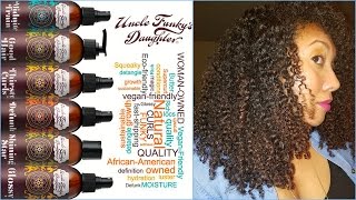 Uncle Funkys Daughter Spotlight Full Product Line Review  Ashkins Curls UNCLEFUNKYSDAUGHTER [upl. by Kared589]