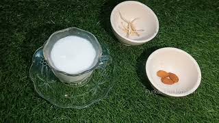 Almond And Milk Recipe by purkashish lamhaat  Karachi Food Street Recipe [upl. by Tristas140]