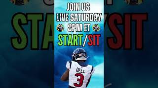 Week 6 NFL Start em Sit em  Fantasy Lineup Advice [upl. by Benjie525]