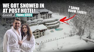 SNOW DAY At Post Hotel  Leavenworth WA  FULL 7 SAUNA ROOM TOUR [upl. by Rie]