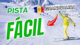 Cómo ENCONTRAR Pista FÁCIL paso a paso en PAS DE LA CASA Andorra ❄️⛷️🇦🇩 [upl. by Omsare]