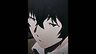 Dazai with this song 😳 dazai bsd bungostraydogs bungoustraydogs anime edit [upl. by Ylak]