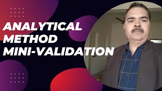 What is Analytical Method MiniValidation or Analytical Method Verification [upl. by Querida]