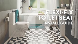 How to fit your Croydex FlexiFix™ No Slip Toilet Seats  Installation Guide [upl. by Hedaza192]