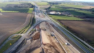 A30 Carland To Chiverton Cross Construction Update January 2023 [upl. by Ollehcram]