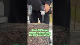 Klutch 12” Impact Wrench vs Hyper Tough 20v 12” Impact Wrench impactwrench [upl. by Boyt210]