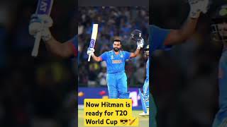 now hitman is ready for T20 World Cup 😎🏏shortstrendingviralyoutubehitmanrohitsharmaworld cup [upl. by Yllim161]