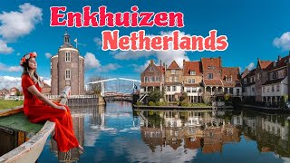 Enkhuizen Old City Walking Tour Walking Santai [upl. by Irwinn]