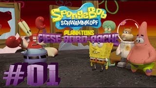 Lets Play Spogebob  Planktons fiese Robo Rache 01 Deutsch  Spongie ist zurück [upl. by Yrakaz]