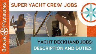 How To Work on a Yacht as a Deckhand [upl. by Herman]