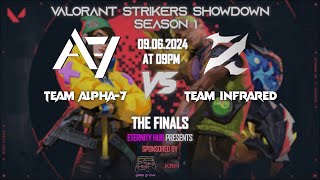 Valorant Tournament  Alpha 7 vs Infrared  VSS S1  Hosted by Eternity Hub  LIVE [upl. by Schug]