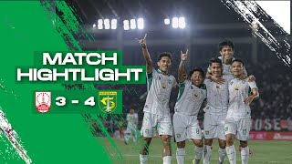 HIGHLIGHTS MATCH  PERSIS 3  4 PERSEBAYA  OFFICIAL PERSEBAYA [upl. by Nosittam977]