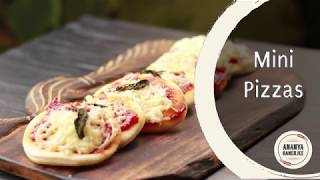 How to make Mini Pizza featuring Arahana I मिनी पिज़्ज़ा रेसिपी विथ अरहना [upl. by Akcirehs]