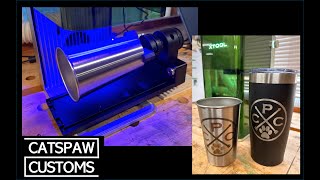 Beginner Rotary Engraving with the XTool F1 and RA2 Rotary Attachments [upl. by Brandi]