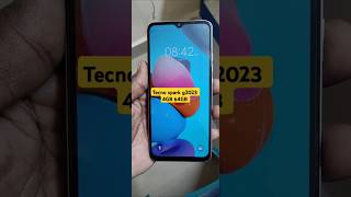 Tecno spark g2023 4GB 64GB smartphone tech mobilephone [upl. by Einreb]