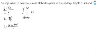 7 Gravitacija  Slobodan pad 1 [upl. by Kenwrick]