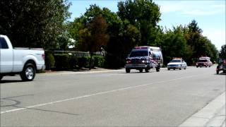 Ripon Police amp Emergency Vehicle show and quotCode 3quot Parade 2014  Complete [upl. by Eceinaj]