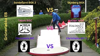 Norwegian Minigolf League 2023  Round 33  Match 4 [upl. by Nickey]