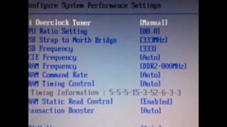 Overclock Intel e6750  35Ghz  Asus P5K [upl. by Rihat]