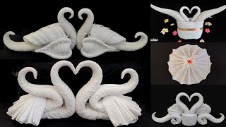 5 IDEAS OF TOWEL ART [upl. by Punak]