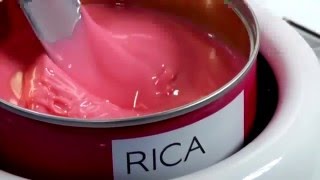 RICA WAX  LIPOSOLUBLE WAX  method of application [upl. by Gill]