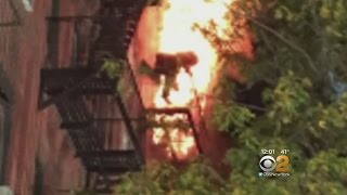 Firefighter Makes Daring Rescue [upl. by Natlus]