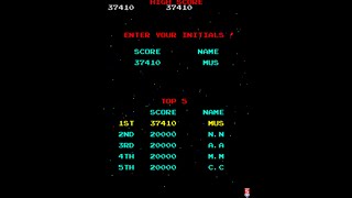 Galaga New High Score  Amiga PT Remake [upl. by Mintun]